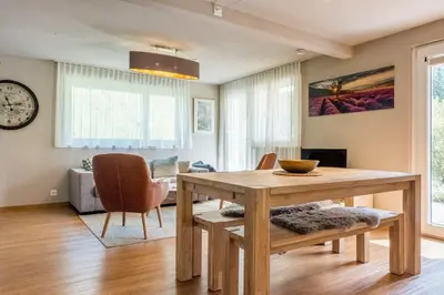 Ein Sitzbereich in der Unterkunft Apartment Mühlegaden - GRIWA RENT AG