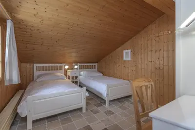 Ein Bett oder Betten in einem Zimmer der Unterkunft Panorama 59