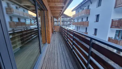 Ein Balkon oder eine Terrasse in der Unterkunft Derby
