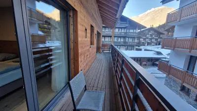 Ein Balkon oder eine Terrasse in der Unterkunft Derby