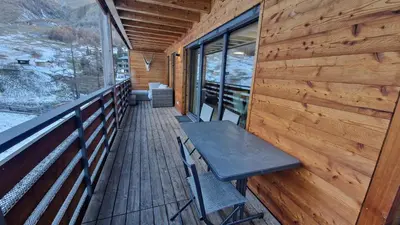 Ein Balkon oder eine Terrasse in der Unterkunft Derby