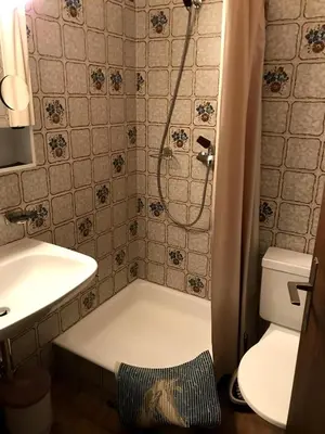 Ein Badezimmer in der Unterkunft Haus Opal,Wohnung 21
