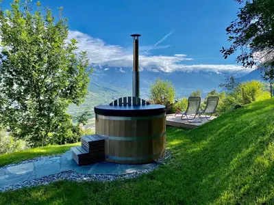 Naturlandschaft in der Nähe des Chalets