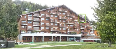Das Gebäude in dem sich die Ferienwohnung befindet