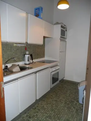 Küche/Küchenzeile in der Unterkunft Apartment in Anzère