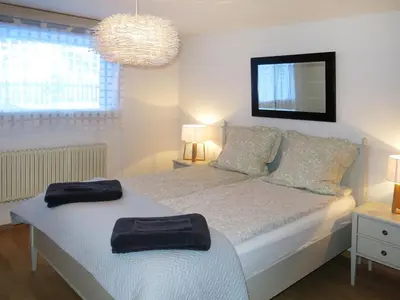 Ein Bett oder Betten in einem Zimmer der Unterkunft Apartment Chalet Desirée by Interhome