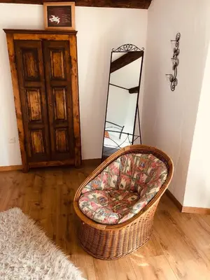 Ein Sitzbereich in der Unterkunft Casa Ruscada