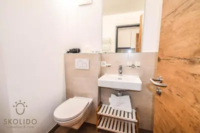 Ein Badezimmer in der Unterkunft Haus Camillo