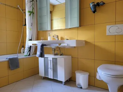 Ein Badezimmer in der Unterkunft Haus Viktoria C