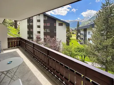 Ein allgemeiner Bergblick oder ein Berglick von der Ferienwohnung aus