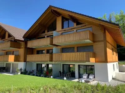 Das Gebäude in dem sich die Ferienwohnung befindet