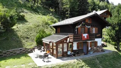 Naturlandschaft in der Nähe des Chalets