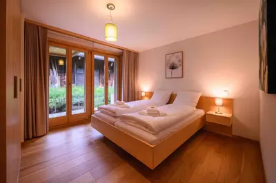 Ein Bett oder Betten in einem Zimmer der Unterkunft Bisi