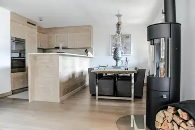 Küche/Küchenzeile in der Unterkunft Luxury Grimentz Apartment