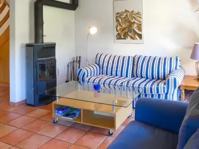 Ein Sitzbereich in der Unterkunft Apartment Stähli by Interhome