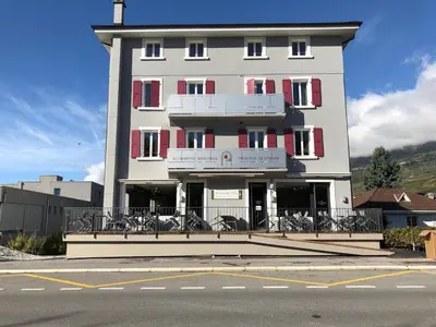 Das Gebäude in dem sich das Hotel befindet