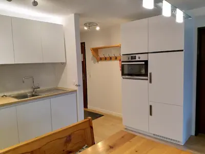 Küche/Küchenzeile in der Unterkunft Schöne und Moderne Ferienwohnung