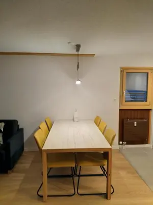 Ein Sitzbereich in der Unterkunft Schöne und Moderne Ferienwohnung