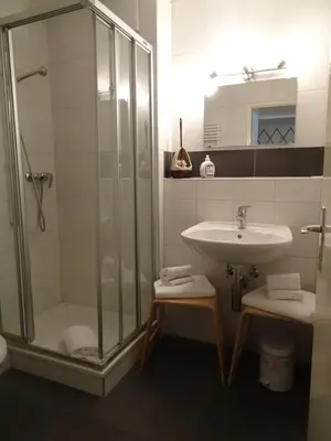 Ein Badezimmer in der Unterkunft Fortuna 216 und 116