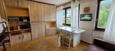 Küche/Küchenzeile in der Unterkunft Studio Crans Center