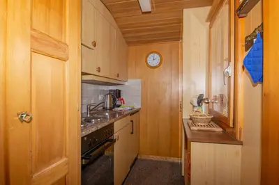 Küche/Küchenzeile in der Unterkunft Chalet Iris