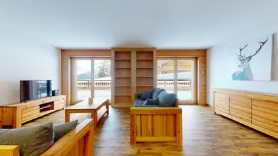 TV/Unterhaltungsangebot in der Unterkunft Les Mayens MA 002 - LUXURY apartment 6 pers