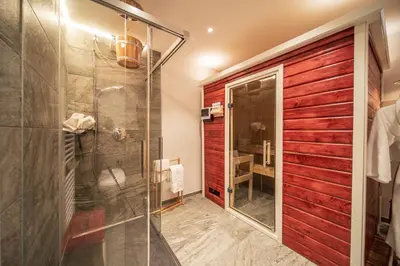 Ein Badezimmer in der Unterkunft Hotel Zeit & Traum Privat SPA