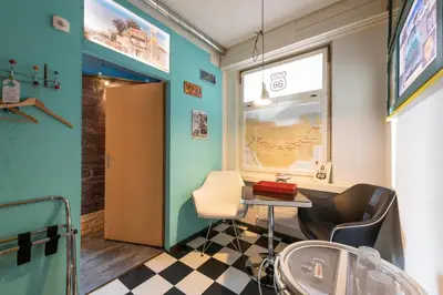 Ein Sitzbereich in der Unterkunft Hotel Zeit & Traum Privat SPA
