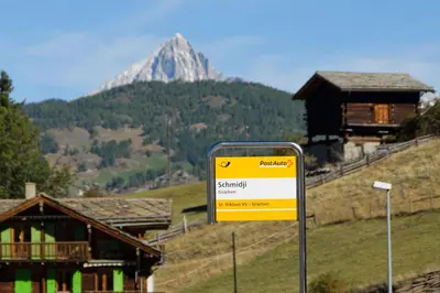 Ein allgemeiner Bergblick oder ein Berglick von der Ferienwohnung aus