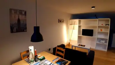 TV/Unterhaltungsangebot in der Unterkunft Ferienwohnung Meiringen