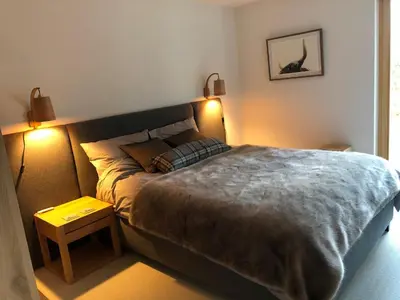 Ein Bett oder Betten in einem Zimmer der Unterkunft Ski Heaven 7
