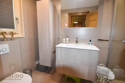 Ein Badezimmer in der Unterkunft Ferienwohnung Chalet Tamalone, Mörel