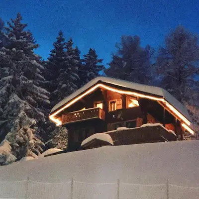 Chalet Tannenduft im Winter