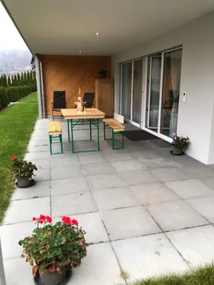 Ein Garten an der Unterkunft Casita do Lago