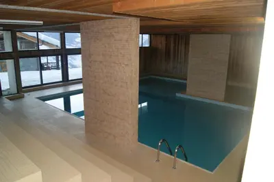 Der Swimmingpool an oder in der Nähe von Les Collons1800- Bel appart 2pièces-4 pers-piscine-sauna-parking int-Wifi gratuit