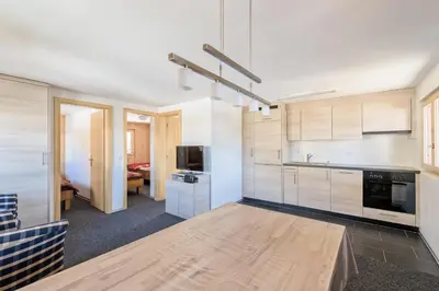 Küche/Küchenzeile in der Unterkunft Chalet Krokus