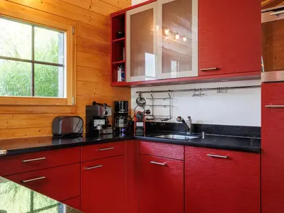 Küche/Küchenzeile in der Unterkunft Chalet Chalet A Coeur by Interhome