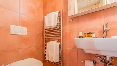 Ein Badezimmer in der Unterkunft Chalet Luna