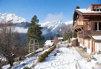 Naturlandschaft in der Nähe des Chalets