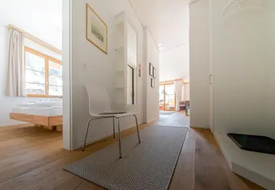 Ein Bett oder Betten in einem Zimmer der Unterkunft Panoramapark Soleil Chalet B
