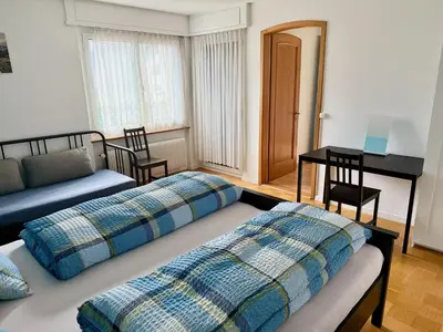 Ein Bett oder Betten in einem Zimmer der Unterkunft alscher's holiday home