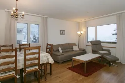 Ein Sitzbereich in der Unterkunft Baron / Baronesse Apartments