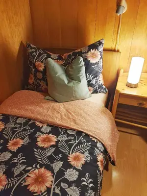 Ein Bett oder Betten in einem Zimmer der Unterkunft Bi de Furre
