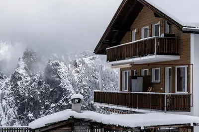 Panorama at Haus Waldheim! Nr 12 im Winter