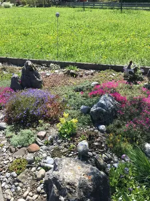 Ein Garten an der Unterkunft Holidayapartment Sydach