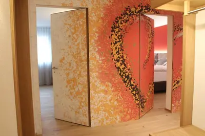 Ein Bett oder Betten in einem Zimmer der Unterkunft BnB Vino Veritas