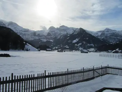 Naturlandschaft in der Nähe des Chalets