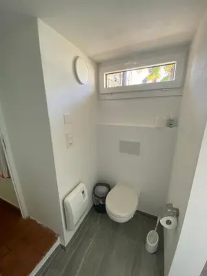 Ein Badezimmer in der Unterkunft Rustico la Stalla