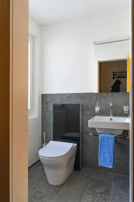 Ein Badezimmer in der Unterkunft Haus Sonnboden