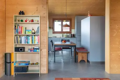 Die Bibliothek in der Ferienwohnung